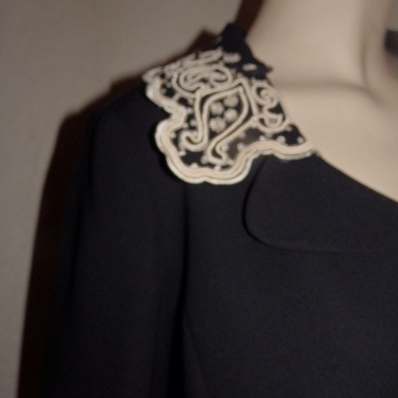 Maggie London Black Skirt Suit Size 12 - Picture 5 of 6